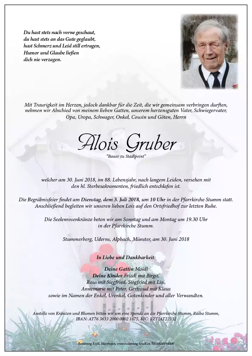 Parte von Alois Gruber